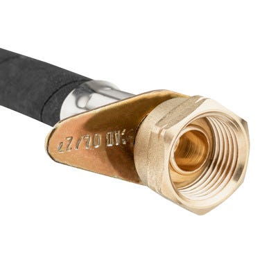 Bricomart LIRA MALLA CAUCHO NEGRO 420MM