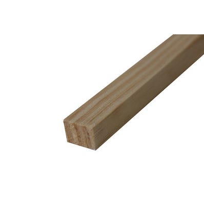 Bricomart LISTON DE PINO CEPILLADO 2400X17X17MM