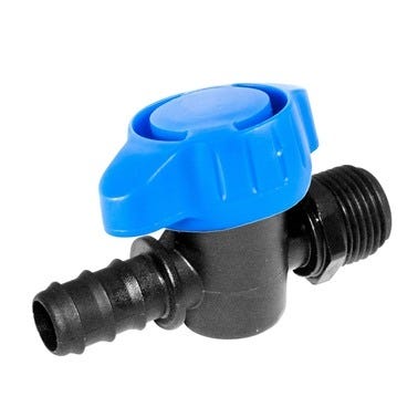 Bricomart LLAVE DE PASO 16MMX1/2" MACHO 2 UNIDADES