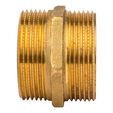 Bricomart MACHÓN LATÓN 1 1/2" MACHO ROSCAR-ROSCAR