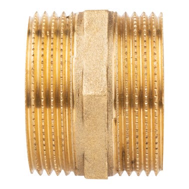 Bricomart MACHÓN LATÓN 1 1/4" MACHO ROSCAR-ROSCAR