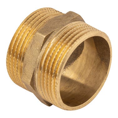 Bricomart MACHÓN LATÓN 1 1/4" MACHO ROSCAR-ROSCAR