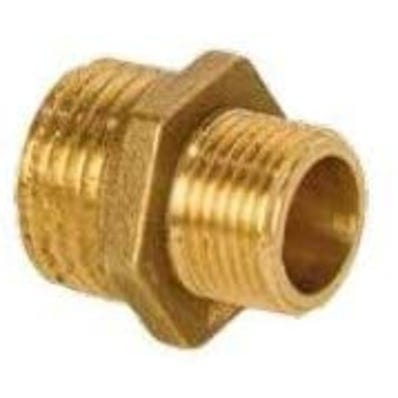 Bricomart MACHÓN REDUCIDO LATÓN 3/4"-1/2" ROSCAR