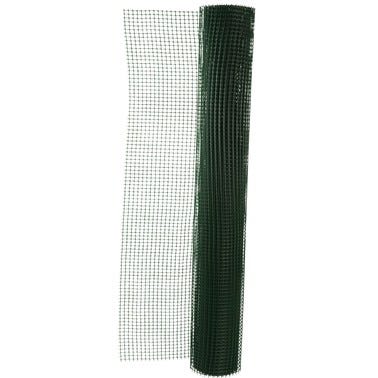 Bricomart MALLA PLÁSTICA CUADRADA VERDE 10MM 1X5 M