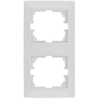 Bricomart MARCO DOBLE VERTICAL SERIE EUROPA BLANCO