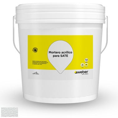 Bricomart MORTERO ACRÍLICO WEBER SATE 25 KG BLANCO