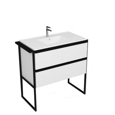 Bricomart MUEBLE DE BAÑO MALVA BLANCO 60X45CM
