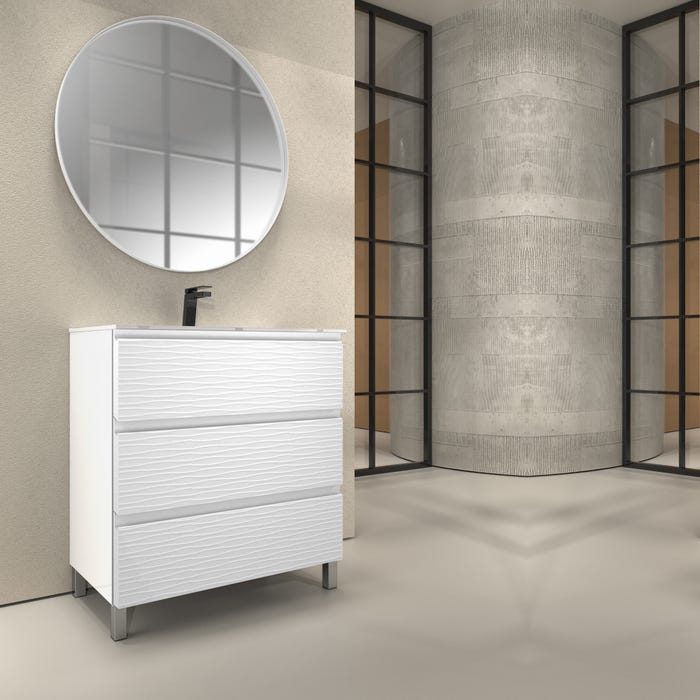 Bricomart MUEBLE DE BAÑO NOVA BLANCO 60X45CM