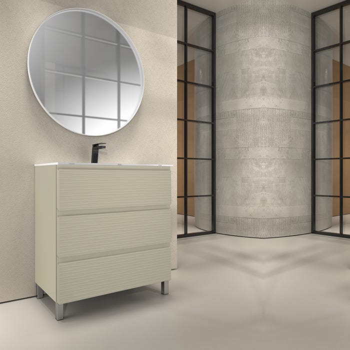 Bricomart MUEBLE DE BAÑO NOVA VAINILLA 60X45CM