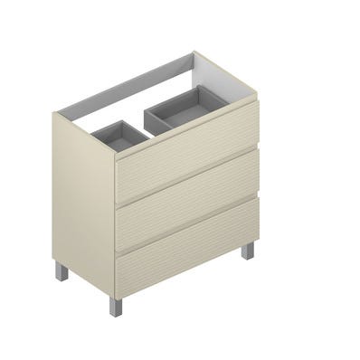 Bricomart MUEBLE DE BAÑO NOVA VAINILLA 60X45CM