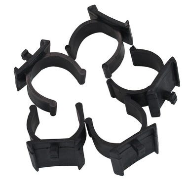 Bricomart PACK 5 PINZAS ZÓCALO PARA GUÍA