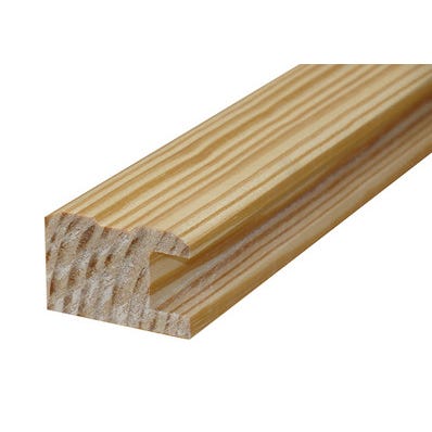 Bricomart PERFIL CELOSIA DE PINO 1 CANAL DE 1 CM