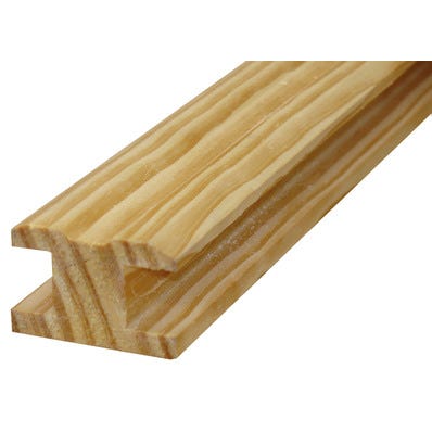 Bricomart PERFIL CELOSIA DE PINO 2 CANAL DE 1 CM