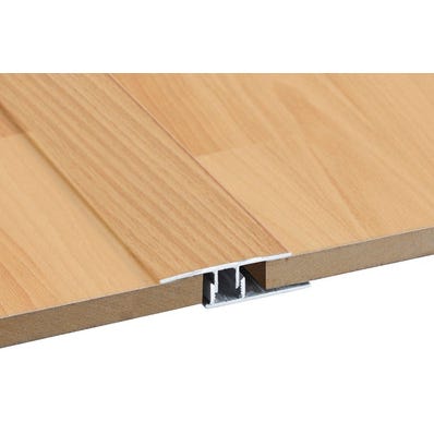 Bricomart PERFIL TRANSICIÓN DE ALUMINIO HAYA 240CM