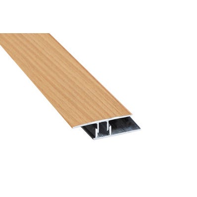 Bricomart PERFIL TRANSICIÓN DE ALUMINIO HAYA 240CM