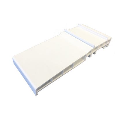 Bricomart PERFIL VIERTEAGUAS VENTANA PVC BLANCA