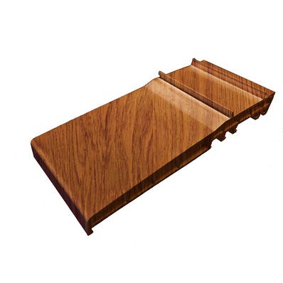 Bricomart PERFIL VIERTEAGUAS VENTANA PVC ROBLE