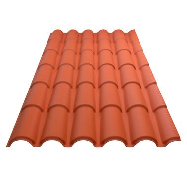 Bricomart PLACA TEJA ICOPPO 2 09X0 99M TERRACOTA