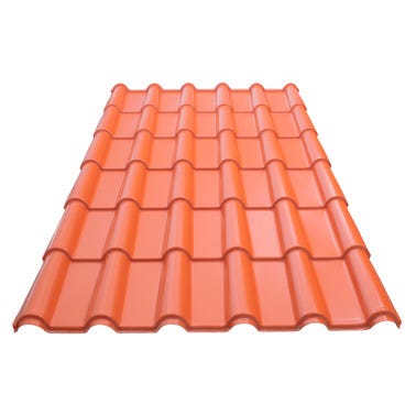 Bricomart PLACA TEJA ROMANA 1 84X1 17M TERRACOTA