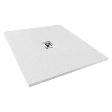 Bricomart PLATO DE DUCHA CUADRADO BLANCO 80X80X3CM