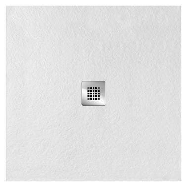 Bricomart PLATO DE DUCHA CUADRADO BLANCO 90X90X3CM