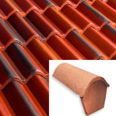 Bricomart PRINCIPIO DE CUMBRERA TEJA TEIDE BRONCE