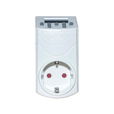 Bricomart PROGRAMADOR CON ENCHUFE DIGITAL 1800W