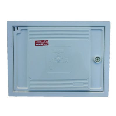 Bricomart PUERTA CONTADOR PVC BLANCO 30X40CM