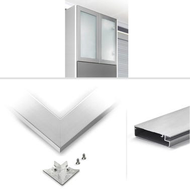 Bricomart PUERTA DE COCINA VITRINA 45 X 60 CM