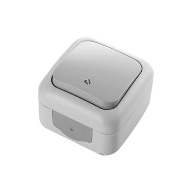 Bricomart PULSADOR SERIE SIEMENS COLOR GRIS IP54