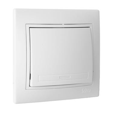 Bricomart PULSADOR TIMBRE SERIE EUROPA BLANCO