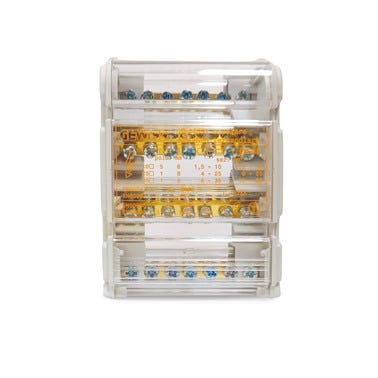 Bricomart REPARTIDOR TETRAPOLAR 100A 4 MODULOS