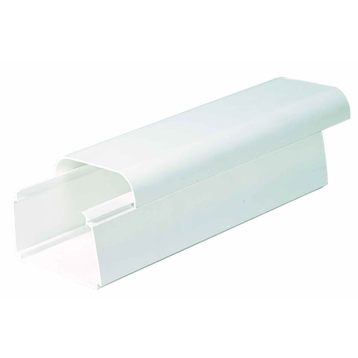 Bricomart REVERSO CANAL CLIMA 65X50MM 2M BLANCO