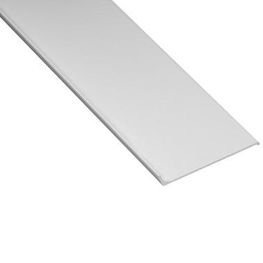 Bricomart RODAPIE 80X2500MM ALUMINIO BLANCO
