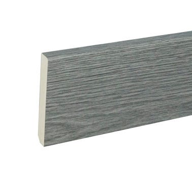 Bricomart RODAPIE WPC JASPE-GREY 224 X 9 X 1 2 CM