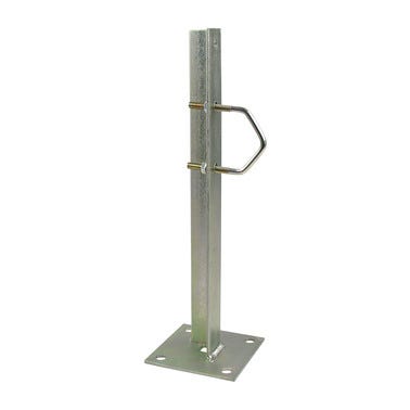 Bricomart SOPORTE MASTIL ATORNILLABLE "L" + TORNILLO
