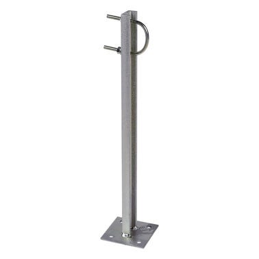 Bricomart SOPORTE MASTIL ATORNILLABLE "U" + TORNILLO