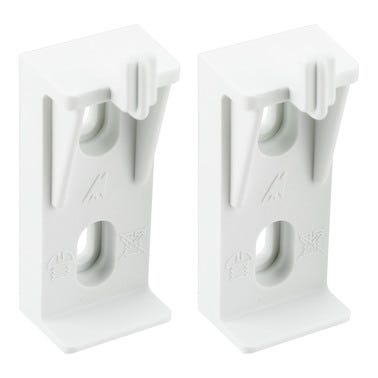 Bricomart SOPORTE POLIAMIDA BLANCO