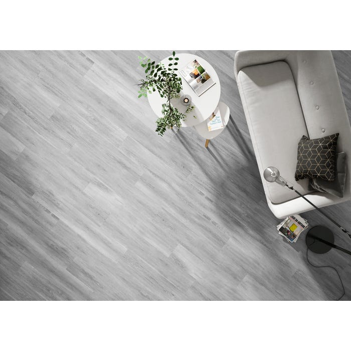 Bricomart SUELO PORCELÁNICO 20X80CM ENCINA GRIS