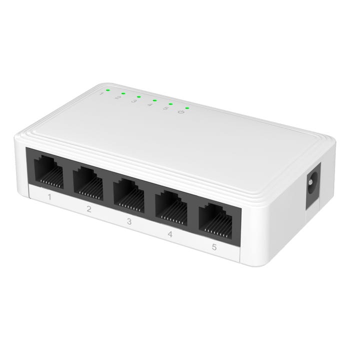 Bricomart SWITCH 5 PUERTOS 10/100/1000MBPS