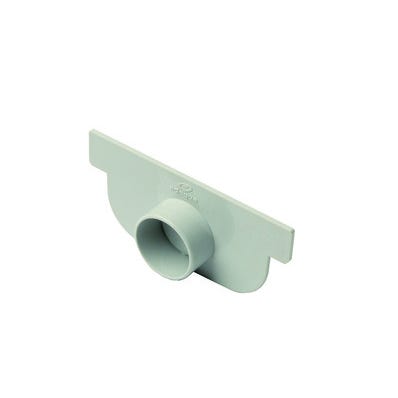 Bricomart TAPA CANALETA PVC SALIDA Ø40MM 130X55 MM