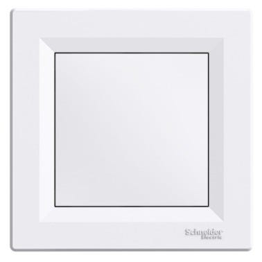 Bricomart TAPA CIEGA MONOBLOCK SERIE ASFORA BLANCO