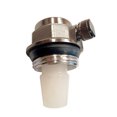 Bricomart TAPÓN CON PURGADOR DERECHO Ø 1 "