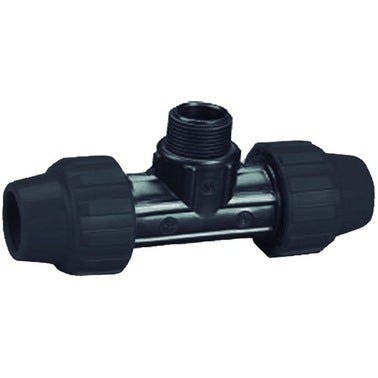 Bricomart TE MIXTA 25MMX3/4" MACHO PE