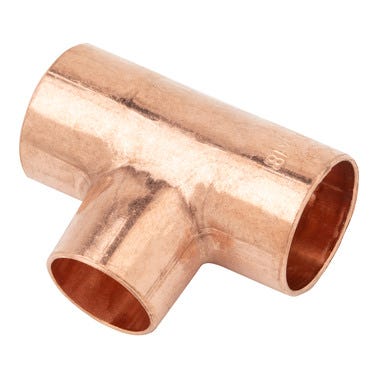 Bricomart TE REDUCIDA Ø18X15X18MM COBRE 2 UNIDADES