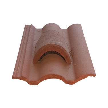 Bricomart TEJA HORMIGON DE VENTILACIÓN ROJO