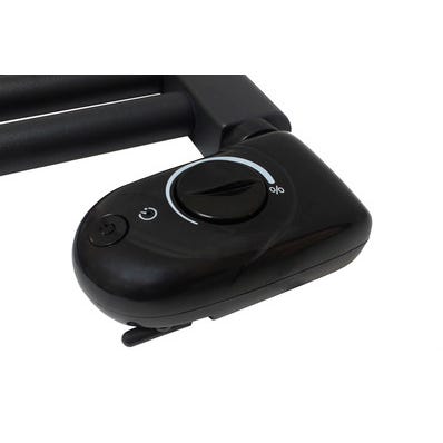 Bricomart TOALLERO ELECTRICO 400W NEGRO MATE