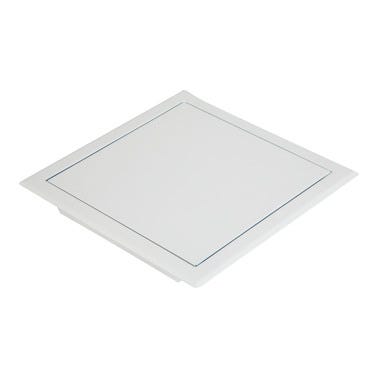 Bricomart TRAMPILLA METÁLICA BLANCA CLIC 30X30 CM