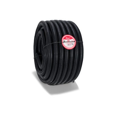 Bricomart TUBO CORRUGADO ARTICULADO NEGRO 25MM 25M