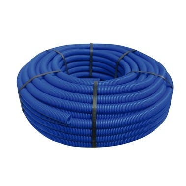 Bricomart TUBO CORRUGADO Ø29MM 50M AZUL